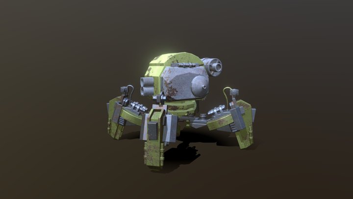 Mini Tank 3D Model