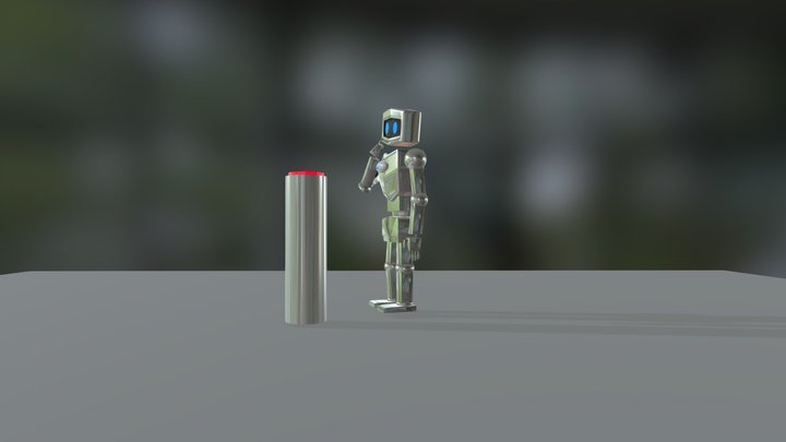 Mini_Robo_Character 3D Model