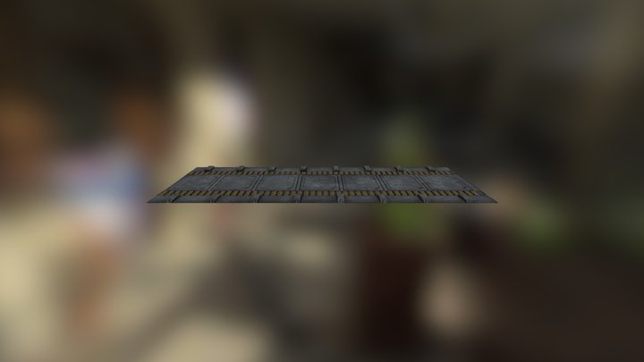 Sci Fi Floor 3D Model