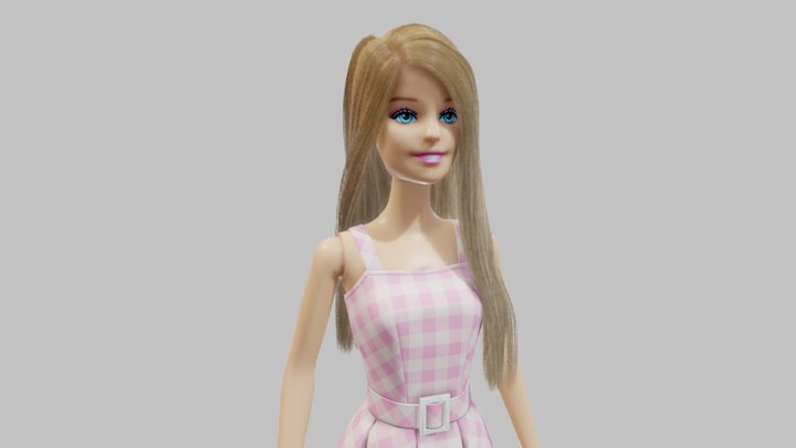 Barbie Doll 3D Model