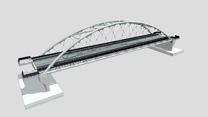 Ponte Rantin 3D Model
