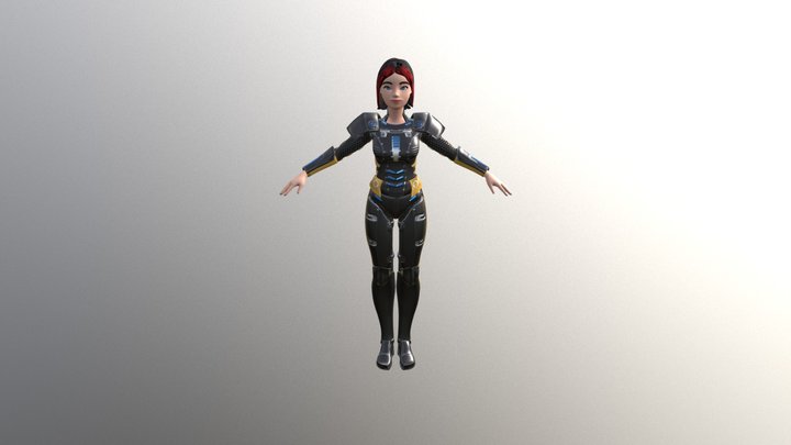 Girl 3D Model