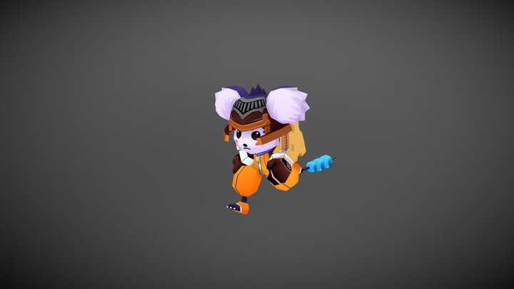 mikorat_running 3D Model