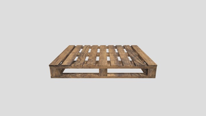 Wood Pallet 3D Model