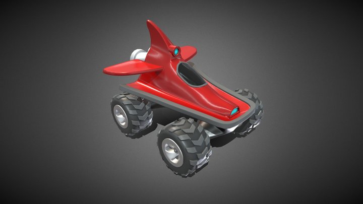 Air blade Rock N` Roll Racing 3D Model