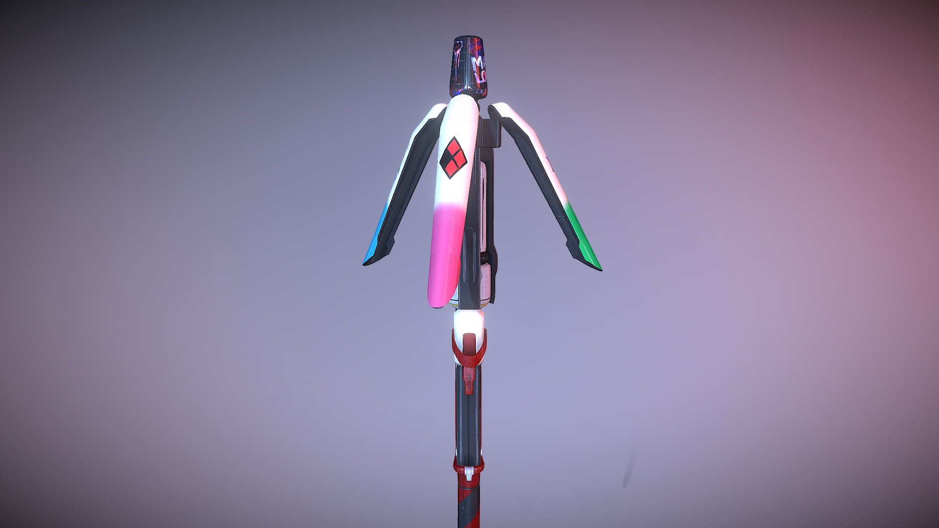 Mercy Caduceus Staff (Harley Quinn) - Download Free 3D model by ...