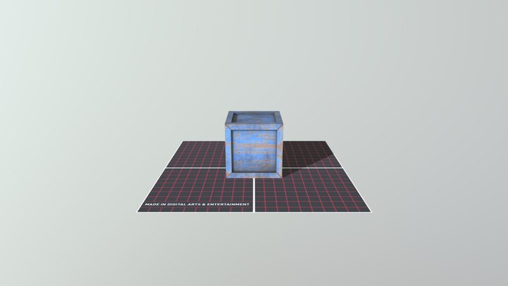 Crate 3D Model