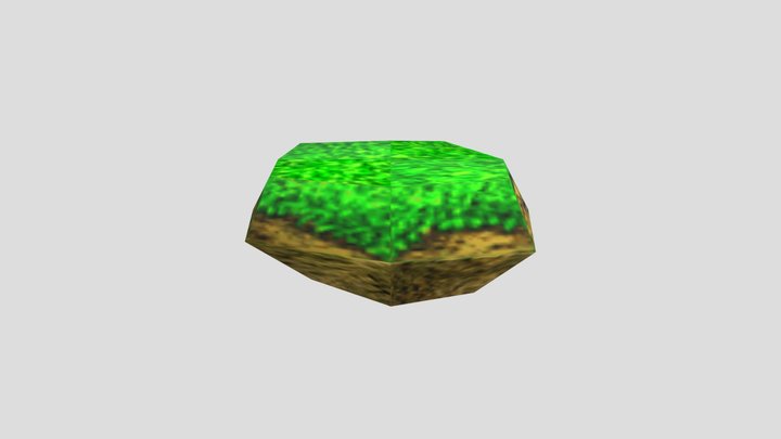 Grass Platform 3D Model