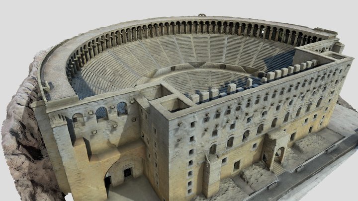 Ancient Aspendos Theater 3D Model