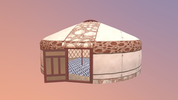 Nomadic Yurt 3D Model