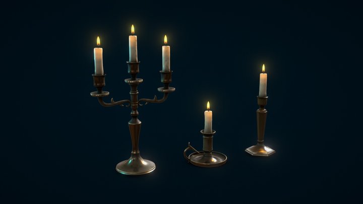 candelabra 3D Model