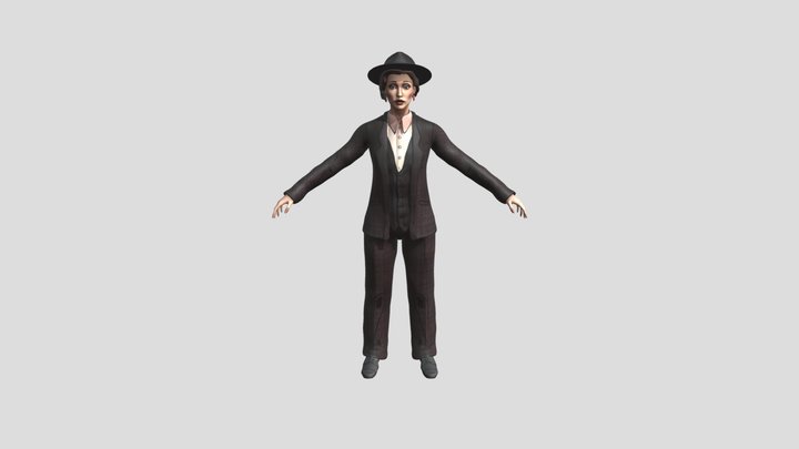 Inspector Jones 3D Model