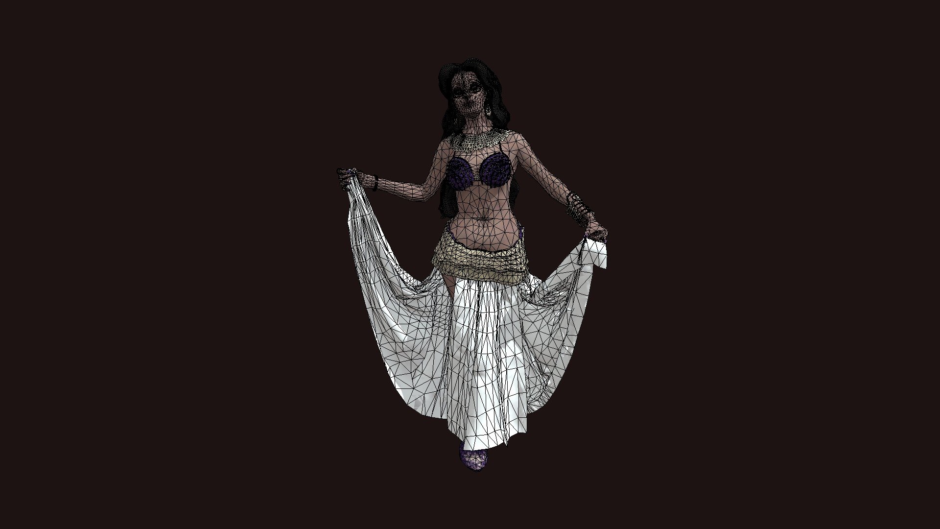 Belly Dancer 3d Model By Antzaria D12936a Sketchfab 
