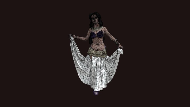 Belly dancer 3D Model