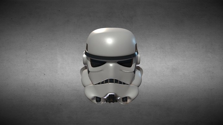 Empire stormtrooper helmet 3D Model