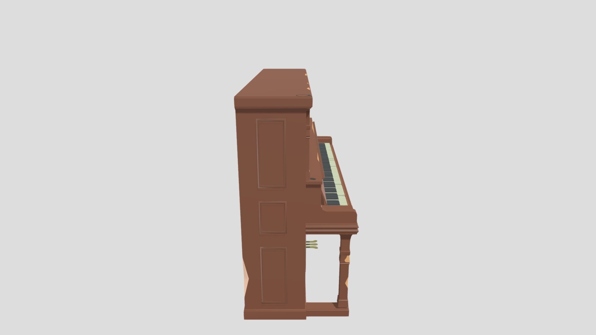 old_piano - Download Free 3D model by IndieAntonio [d12a2bc] - Sketchfab