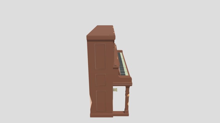 old_piano 3D Model