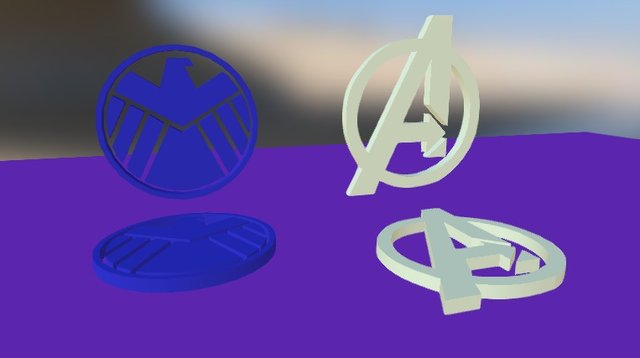 復仇者聯盟 標誌 3D Model