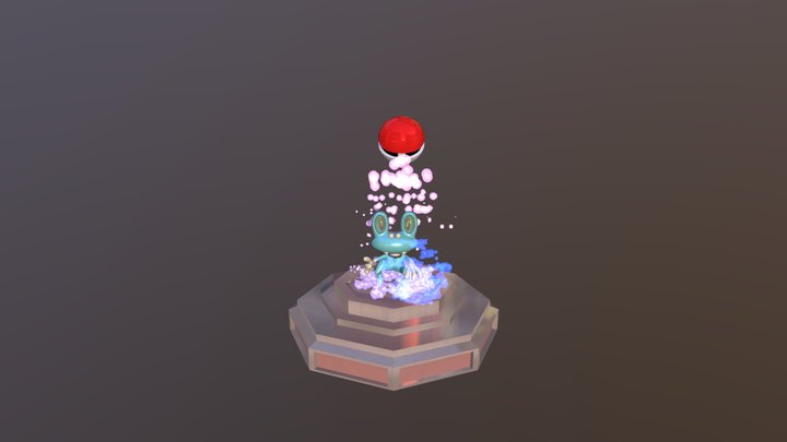 Final_Froakie 3D Model