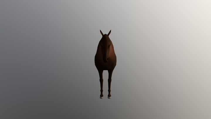 WIP Horse Model 3D Model
