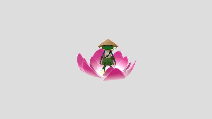 Knight of the Lily Crest 3D Model