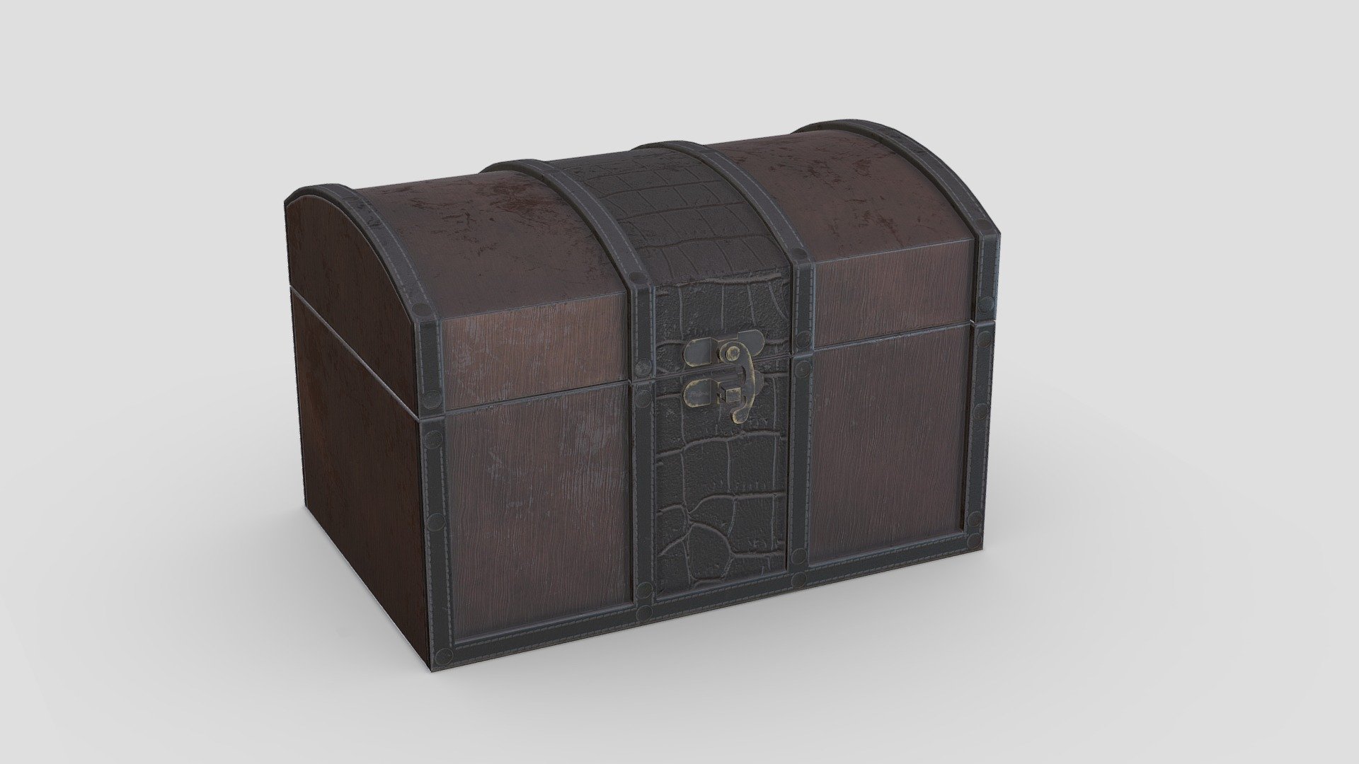 Treasure Chest Box 01 Low Poly Realistic PBR - Buy Royalty Free 3D ...