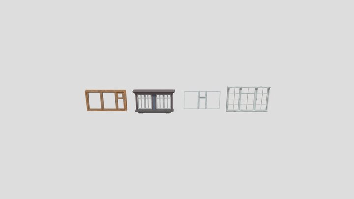 Window home 90-s (Part3) 3D Model
