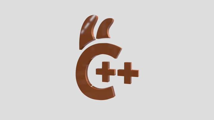 Llama.cpp Logo Simple 3D Model