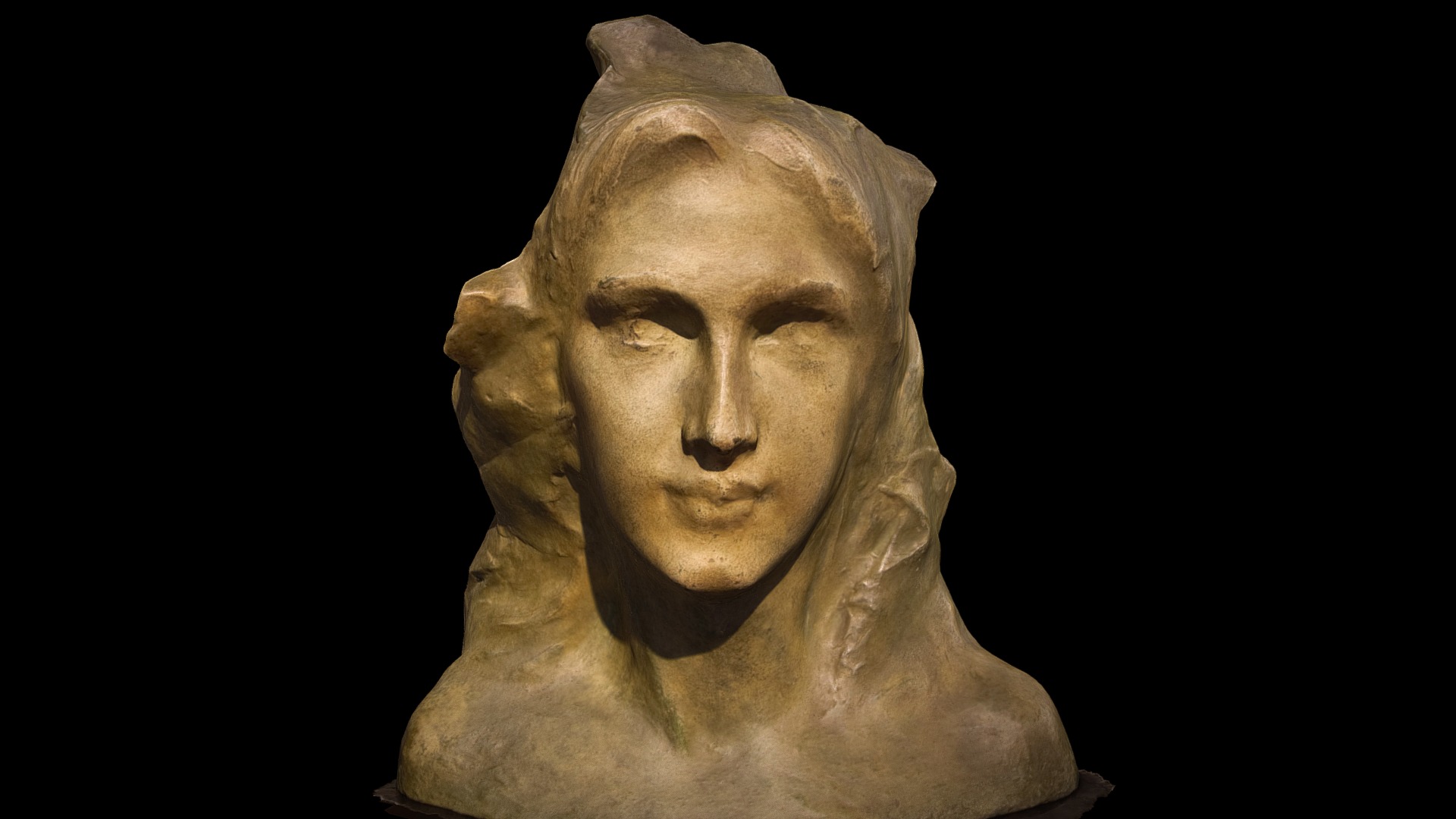 3D model La Feuille d’érable – Alfred Laliberté - This is a 3D model of the La Feuille d'érable - Alfred Laliberté. The 3D model is about a statue of a person.