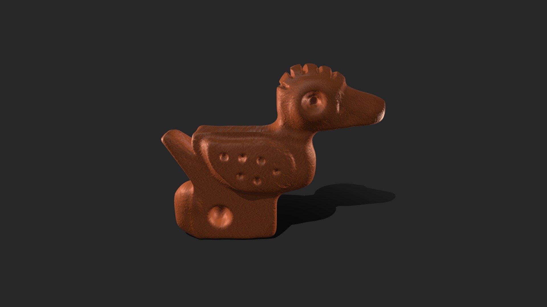 AVE CON CRESTA- JAMA COAQUE — Sketchfab embed 3D viewer