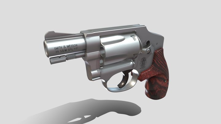 S&W 642 Ledy Smith 3D Model