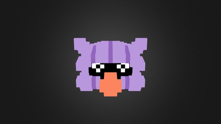 0090 Shellder - Voxel Art 3D Model