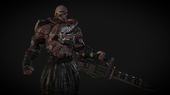 Resident Evil 3 Nemesis(Fanart) 3D Model