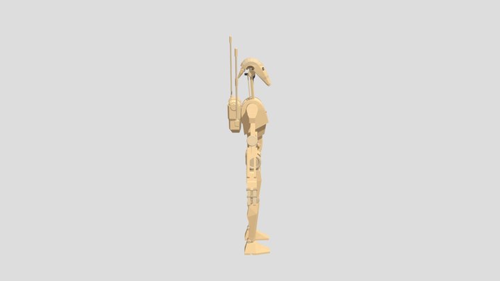 blank b1 model 3D Model
