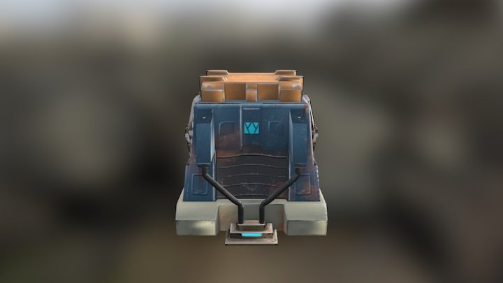 Sci-Fi Crate Grandaw, Kyle 3D Model