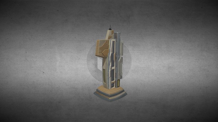 Bangunan Pencakar Langit 3D Model