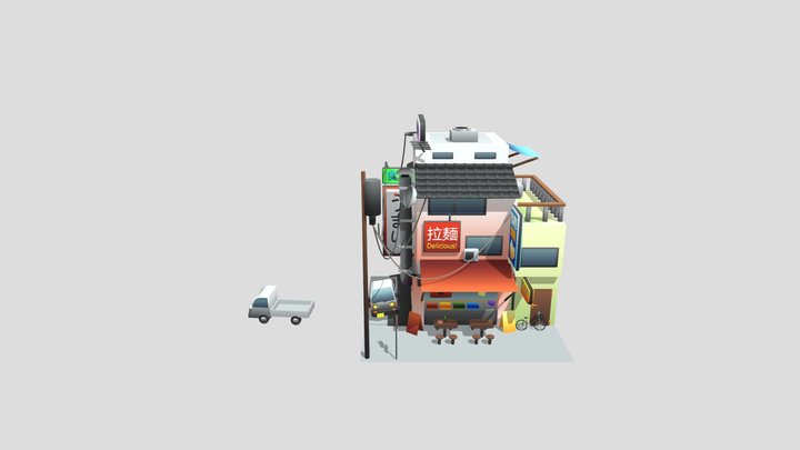 House Merged 3D Model