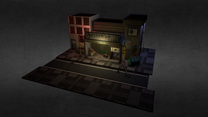 Urban Street 3D Model