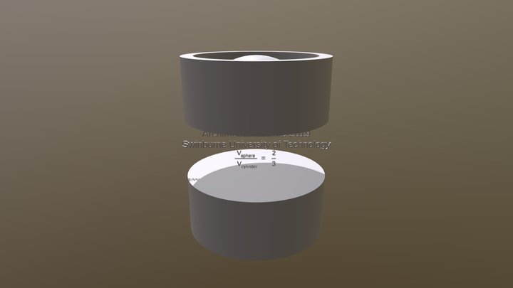 Archimedes Positive Karoly2019 Meshlab 3D Model