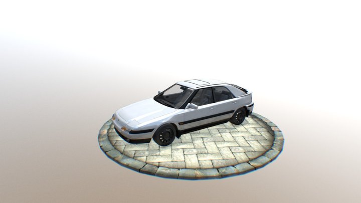 Mazda 323F BG 3D Model