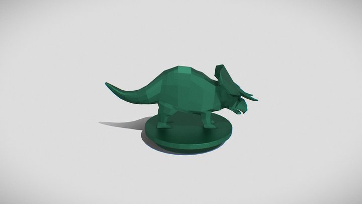 Triceratops 3D Model