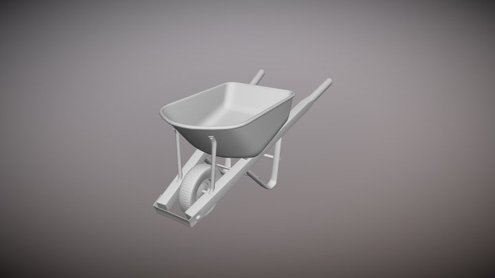 wheelbarrel model 3D Model