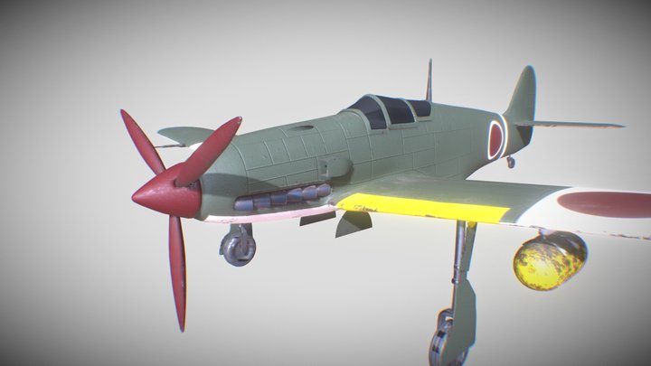 Kawasaki Ki61Hien 3D Model