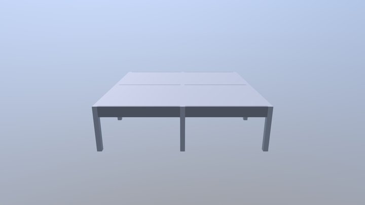 SE - Laje Nervurada Com Viga 3D Model