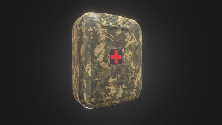 IFAK (Individual First Aid Kit) 3D Model