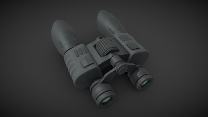 HQ Army Optics 3D Model