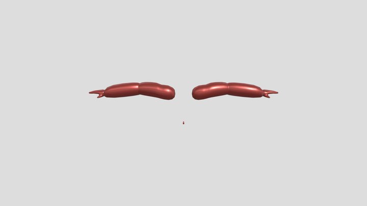 Meat_Man_Fast_Scary_baboon_with_pumpkin_head 3D Model