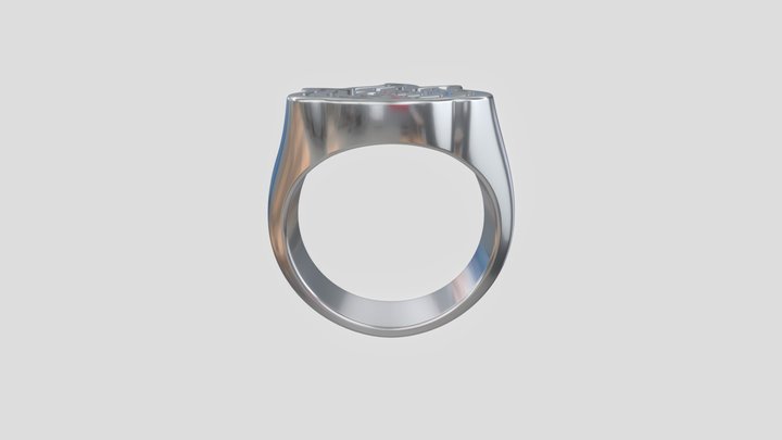 Fire Element Ring 3D Model