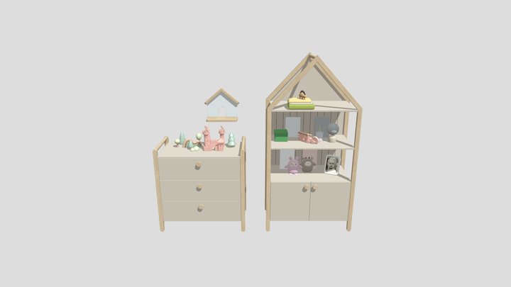мебель детская 3D Model