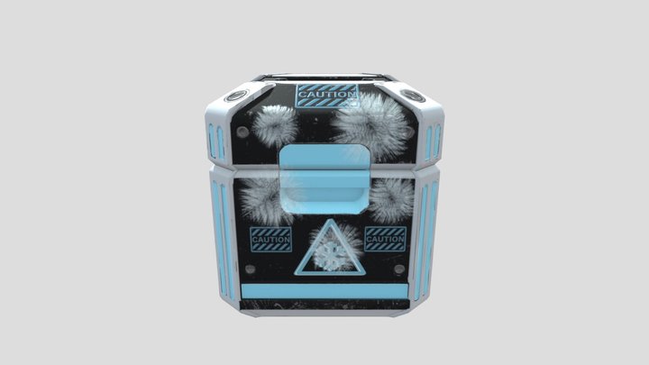 sci-fi crate 3D Model